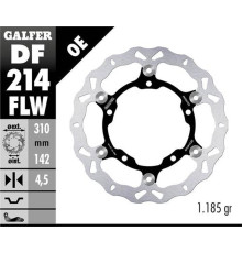 Galfer диск гальмувний передний kawasaki ninja 400 / abs '18-, z 400 '20-, zx 25r '20- (310x142x4.5mm) floating wave