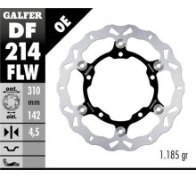 Galfer диск гальмувний передний kawasaki ninja 400 / abs '18-, z 400 '20-, zx 25r '20- (310x142x4.5mm) floating wave