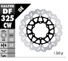 Galfer диск гальмівний передний suzuki gsxr 1000r '16- (wave floating) (320x102x5mm)