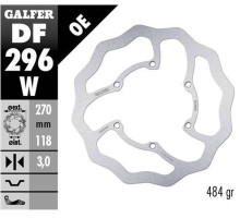 Galfer передний гальмувальний диск yamaha wr 250f '17-, wr 450f '20-, yz 125/250 '22-, yz 250f/450f '20 wave (270x118x3mm)