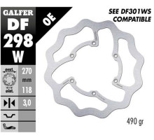 Galfer передний гальмувальний диск yamaha wr 450f '16-'19, yz 125/250 '18-'21, yz 250f/450f '16-'20 wave (270x118x3mm)