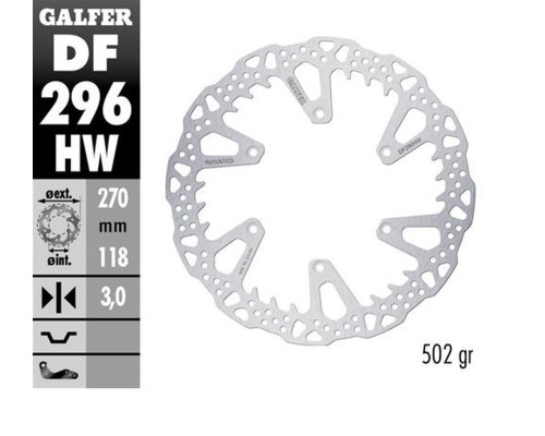 Galfer диск гальмувний передний yamaha yz 125 '22-'24