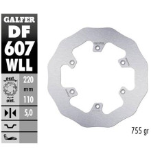 Galfer задній гальмувальний диск beta rr 250/300/350 '12-, rr 390/400/430/450/450/498 '14-, xtrainer 250/300 '15- wave (240x109x5mm)