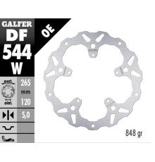 Гальмівний диск galfer задний bmw s 1000xr '20-'22 (wave fixed) (265x120x5mm)