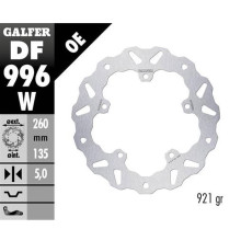 Диск гальмівний galfer задній harley-davidson (260x135x5) (хвиля) (див. опис)