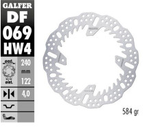 Galfer задній гальмівний диск honda cr 125/250