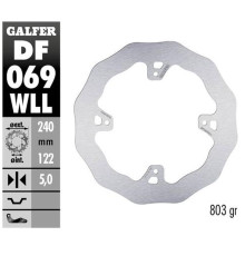 Galfer задній гальмувальний диск honda cr 125r/250r '95-'07, cr 500 '95-'00, crf 250r/450r '02- wave (240x122x5mm)