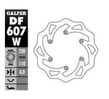 Galfer задній гальмівний диск ktm sx/exc/lc4 husaberg,husqvarna,gas gas wave (220x110x4mm) (ktm oem pattern)