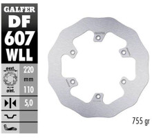 Galfer гальмівний диск задній ktm sx/exc/lc4 husaberg,husqvarna,gas gas wave (220x110x5mm) enduro mud six days