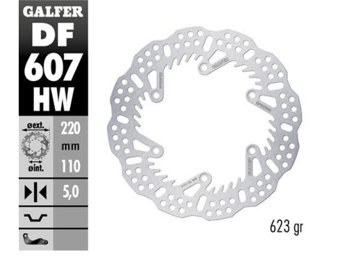 Galfer задній гальмівний диск ktm sx/exc/sx-f/exc-f '93-'23