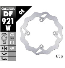 Galfer задній гальмувальний диск sherco se/sef 250/300/450 '14-, (тільки з підвіскою wp та kayaba) se 125 '21-, se-r 2.5/3.0 iside '14- wave (220x112x4mm)