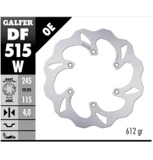 Galfer задній гальмувальний диск yamaha yz 125 '18-'22, yz 250f/450f '18-'20 wave (245x115x4mm)