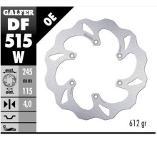 Galfer задній гальмувальний диск yamaha yz 125 '18-'22, yz 250f/450f '18-'20 wave (245x115x4mm)