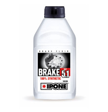 IPONE BRAKE FLUID DOT 5.1 500 МЛ 100% СИНТЕТИЧНА (270°C) (16) (12)