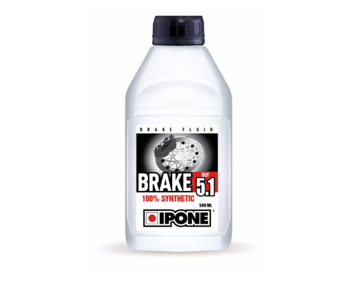 IPONE BRAKE FLUID DOT 5.1 500 МЛ 100% СИНТЕТИЧНА (270°C) (16) (12)
