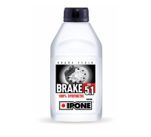 IPONE BRAKE FLUID DOT 5.1 500 МЛ 100% СИНТЕТИЧНА (270°C) (16) (12)