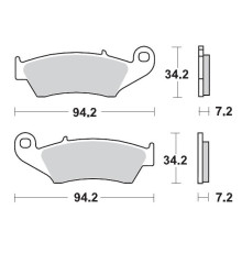 Гальмівні колодки moto-master kh185 / kh389 sinter metal enduro: 21 (nitro) beta rr 2t 125/200 '19-, rr 2t 250/300 '13-, rr 4t 350/390 '11-'21, rr 4t 450 '05-'14, honda cr 12 5/250/500r '95-'07, crf 230f/250r '03-'2