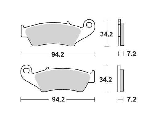 Гальмівні колодки moto-master kh185 / kh389 sinter metal oem: 11 (sinterpro racing) beta rr 2t 125/200 '19-, rr 2t 250/300 '13-, rr 4t 350/390 '11-'21, rr 4t 450 '05-'14, honda cr 125/250/500r '95-'07, crf 230f/250r '03