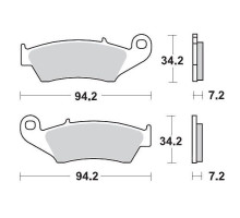 Гальмівні колодки moto-master kh185 / kh389 sinter metal oem: 11 (sinterpro racing) beta rr 2t 125/200 '19-, rr 2t 250/300 '13-, rr 4t 350/390 '11-'21, rr 4t 450 '05-'14, honda cr 125/250/500r '95-'07, crf 230f/250r '03