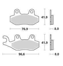 moto-master гальмівні колодки kh135 / kh214 sinter metal racing: 12 (sinterpro series racing gp) kawasaki: kx 125-250-500, kdx 200-250, suzuki