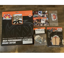 Акційний комплект moto-master husqvarna tc 85 `14-19, ktm 85 sx `12-19, ktm ebike freeride sx/exc `12-19 комплект: плаваючий диск 260mm (112160), адаптер, колодки
