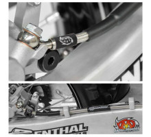 Moto-master сталевий гальмівний шланг задний ktm sx/sxf/sx-f/exc/excf/exc-f '05-, husqvarna te/tc/fe/fc '14-'16, gasgas ex '21- (див. додатковий опис)
