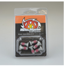 БОЛТИ ГАЛЬМУВАЛЬНОГО ДИСКА MOTO-MASTER ЗАДНІ / ПЕРЕДНІ M6 x 12 (6 ШТУК) FANTIC / HUSQVARNA / KAWASAKI / SUZUKI / SWM / YAMAHA (ДИВ. ОПИС ТОВАРУ)