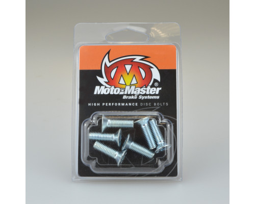 БОЛТИ ГАЛЬМУВАЛЬНОГО ДИСКА MOTO-MASTER ЗАДНИЙ / ПЕРЕДНИЙ M6 x 20 (6 ШТ.) KAWASAKI / SUZUKI / YAMAHA (ДИВ. ОПИС ТОВАРУ)