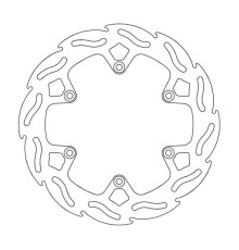 Moto-master задній гальмівний диск заводу ktm, husaberg 220 mm - 4,4 mm товщина (ng141; ng129)