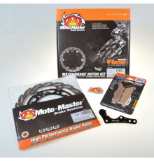 Комплект гальмів moto-master для ktm '08-'24, husqvarna '14-'24 (супот brembo) включає: плаваючий диск 270mm (112083), адаптер (211045) та колодки kh181 m:22 (093022)