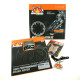 Комплект гальмів moto-master для ktm sx 85 ''21- , husqvarna tc 85 '21-, gasas mc 85 '21-, включає: плаваючий диск 260mm (112160), адаптер (211124) та колодки kh181 m:22 (093022)