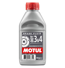 ГАЛЬМІВНА РІДИНА MOTUL DOT3 AND DOT4 0,5 л (СИНТЕТИЧНА)