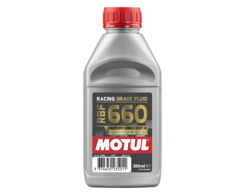 MOTUL BRAKE FLUID RACING RBF 660 FACTORY LINE 0,5 л (СИНТЕТИЧНА)