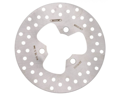 Mtx parts диск гальмувний передний honda trx 250 '01-'11, trx 300 '93-'09, trx 400 '99-'09, trx 450r '04-'09, trx 700 '08-'11 (174x53x3mm) (3x10,5mm)