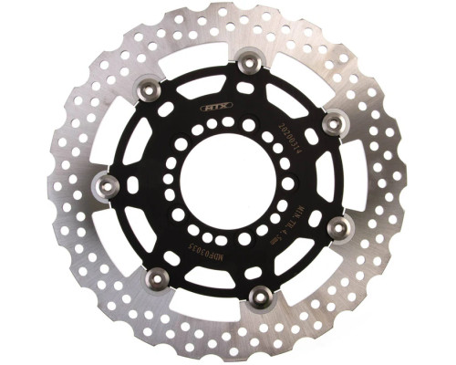 Mtx parts передний гальмувальний диск kawasaki z 1000 abs '10-'13, z 1000 '07-'12, zx10r '04-'07, zx6rr '05-'06, zx6r '07-'11, ninja 650r (ex 650) '08-'13