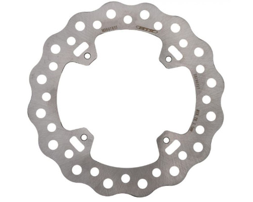 Mtx parts задній гальмувальний диск honda crf 250r/x, crf 450r/x '02-'21, crf 250rx/450rx '18-'21, cr 125r/250r '02-'08 wave (240x121x4mm) (4x6,5mm)