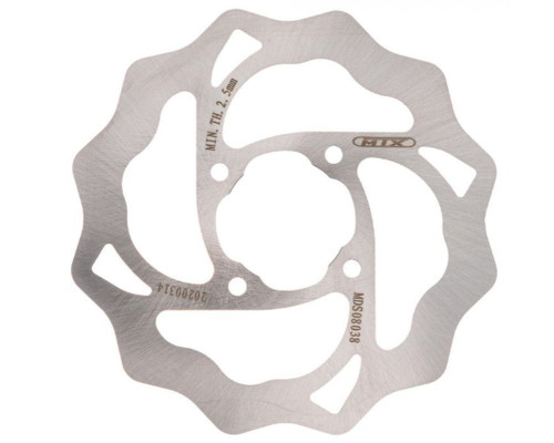 Mtx parts задній гальмувальний диск ktm sx 65 '04-'21, husqvarna tc 65 '19-'21, gas gas mc '21, wave (160x45x3mm) (4x6,5mm)