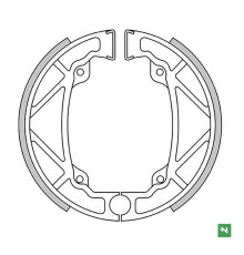 Гальмівні колодки newfren передні ktm mx 125/250 '83, mx 500 '82, (140x25mm)