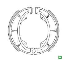 Задні гальмівні колодки newfren kawasaki klr 600 '84-'94, kx 500/250 '82-'86, kx 125 '74-'80, kh 125 '82-'98, bn 125 eliminator '00-'07, ar 125 '82-'94, suzuki en 125 '05- '09, gn 125 '82-'05