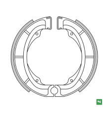 Newfren продаж гальмівні колодки kawasaki kdx 250, kx 250, suzuki lt-f 160, lt-f 230, rm 250/400, dr 500 (150x28mm)