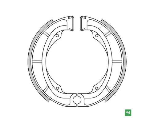 Newfren продаж гальмівні колодки kawasaki kdx 250, kx 250, suzuki lt-f 160, lt-f 230, rm 250/400, dr 500 (150x28mm)