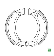 Newfren продаж гальмівні колодки yamaha dt 50 78-86 ,rd 50/80 , yz 80 , ЗАДНІ125/250 77-92 ( 110x25mm)