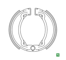 Newfren продаж гальмівні колодки yamaha dt 50 78-86 ,rd 50/80 , yz 80 , ЗАДНІ125/250 77-92 ( 110x25mm)