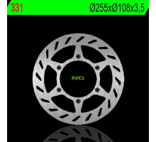 Ng гальмівний диск передній ajp pr3/pr4 125/200 04-09 (255x108x3.5mm) (6x6.5mm)
