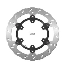 Ng передній гальмівний диск ajp pr7 adventure 650 '16-'20 супорт brembo (300x124.3x5mm) плаваючий (6x6.5mm) хвиля