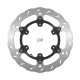 Ng передній гальмівний диск ajp pr7 adventure 650 '16-'20 супорт brembo (300x124.3x5mm) плаваючий (6x6.5mm) хвиля