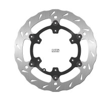 Ng передній гальмівний диск ajp pr7 adventure 650 '16-'20 супорт brembo (300x124.3x5mm) плаваючий (6x6.5mm) хвиля