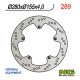Передній гальмівний диск aprilia rs 50, yamaha tzr 50 (280x155x4)