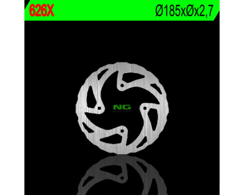 Ng передній гальмівний диск beta 125/200/250/270/300 trial (185x2.7mm)(4x10.0mm) хвиля