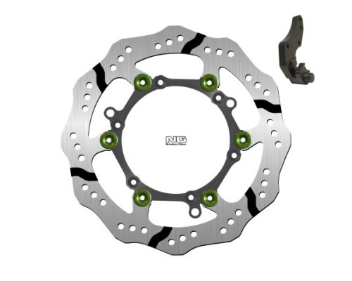 Ng передній гальмівний диск beta crosstrainer/rr/xtrainer 125/250/300/400/450/500 '12-21 (270x-x3mm) (6x6.5mm) wave floating (з адаптером)